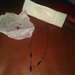 REAL natural garnet  child necklace an a few other pieces garnet